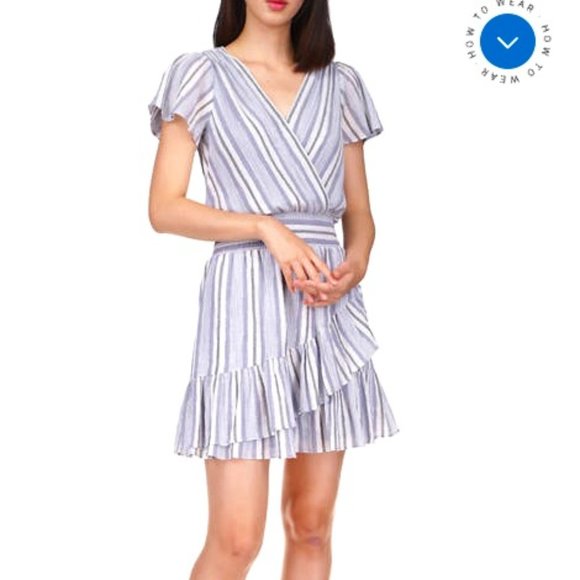 Michael Kors Striped Dress - Picture 1 of 7